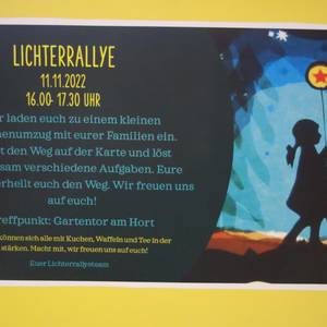 einladung zur lichterrallye