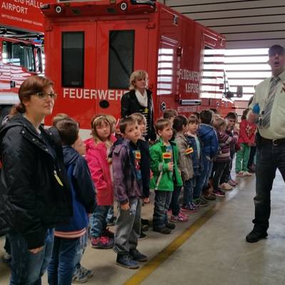 bei der flughafenfeuerwehr